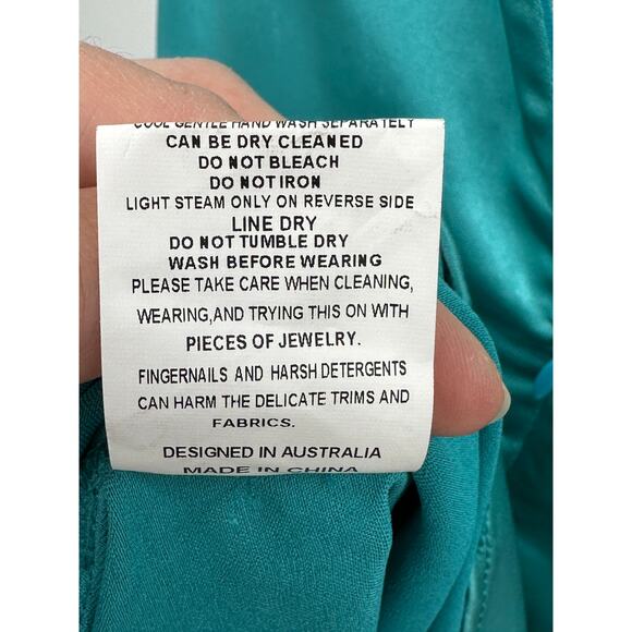 Elliatt Asymetrical Jacinda Dress Turquoise Large - Picture 11 of 11